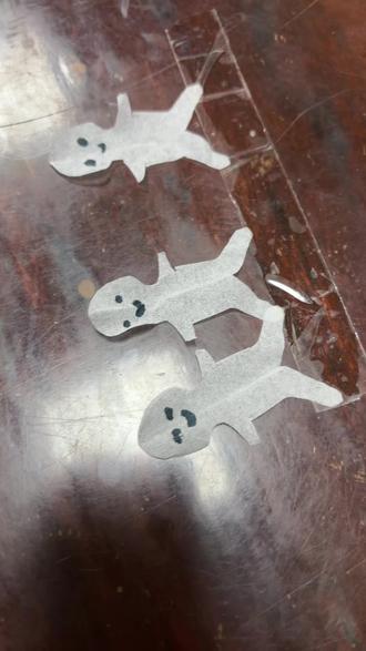 一起跟孩子们来做纸人小实验吧##趣味实验 #亲子实验 #自制玩具 #科学小实验 #小发明