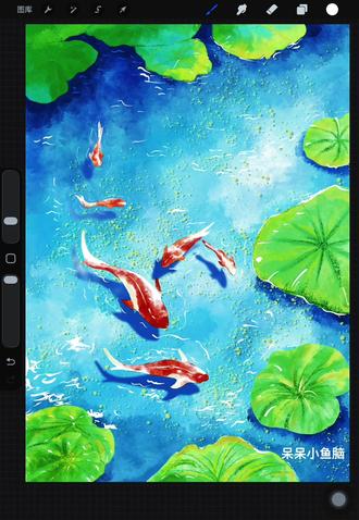 鱼戏莲叶间🪷 |Procreate
临摹参考:@大橘🍊
#procreate绘画 #板绘 #跟着抖音学画画 #零基础学画画 #治愈系风景