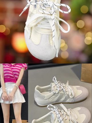 多巴胺德训鞋女款2025春季新款爆款女鞋平底复古阿甘鞋休闲运动鞋#好穿不累脚 #软底软面穿上超舒服 #德训鞋女 #阿甘鞋女 #平底鞋女