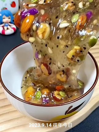 这个奇亚籽坚果银羹也太好吃了,软糯香甜#好喝不贵经济实惠