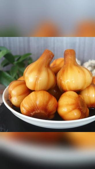 糖醋蒜酱腌大蒜头下饭菜酸甜爽口小菜 #下饭菜 #小菜 #家常菜 #美食分享 #开胃菜