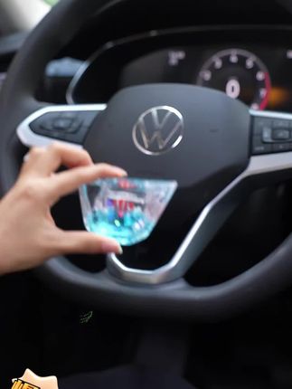 陆骄【大众车系所有车型A+B】方向盘高级感动态亮片专车载饰品养鱼#方向盘高级感装饰品#方向盘装饰