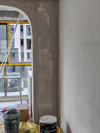 #施工现场实拍 #油漆工 #家装装修 #装修施工 #干装修我们是认真的 亚口弧丝滑不丝滑