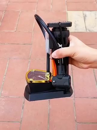 #脚踩便携打气筒 #自行车打气筒 #家用高压打气泵#电动车电瓶车打气筒 汽车篮球充气泵@DOU+小助手