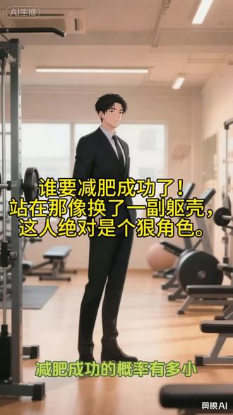 谁要减肥成功了,站在那像换了一幅躯壳,这人绝对是个狠角色。 #轻勒#减脂#我轻勒你轻勒吗#大健康#运动健身