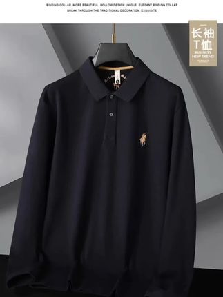 大码男士也有时尚翻领 Polo 衫! 这个季节穿啥?这款衣服保暖又好看!#男生穿搭 #品质男装 #秋季穿搭 #polo衫 #大码男装 