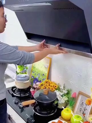 抽油烟机通用吸油棉家用厨房吸油防油贴纸防渗透抽油烟机油槽专用#三伏天养生局
