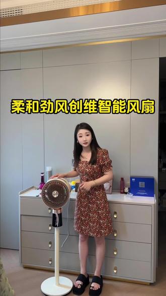 夏天了,家里原来的风扇坏了,我又买了这款新的风扇,这个是创维品牌的,带语音控制,使用非常方便。风力很大,还是静音的,平时不是很热的时候开风扇就可以了,价格也不贵#风扇 #电风扇