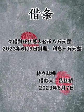 借条,欠款条 #欠钱不还 #借条欠条