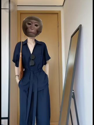 洋气显瘦短袖衬衫上衣阔腿裤两件套小个子休闲宽松轻熟气质两件套#高级感穿搭 #实体店女装 #今日分享 #优雅气质 #今日穿搭look