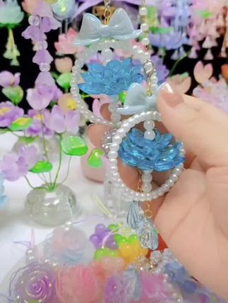 好运连连 挂件 DIY材料包#创意手工 #每日分享 #超好看
