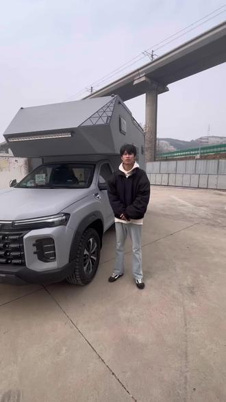 未上牌的皮卡房车 二手价开准新车 大通星际皮卡房车#大通星际h房车 #越野房车 #皮卡房车 #准新车