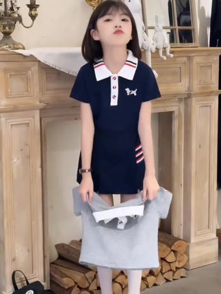 女童夏季套装2025新款夏季女童无袖学院风儿童两件套#夏季穿搭 #小清新穿搭 #这也太好看了 #套装穿搭 #学院风穿搭
