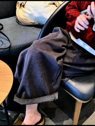 #阔腿裤推荐 #直筒阔腿裤 #呢子裤 #秋冬阔腿裤