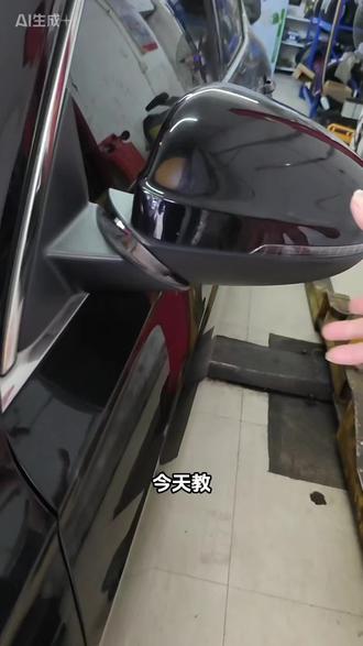 太众帕萨特左后视镜断开