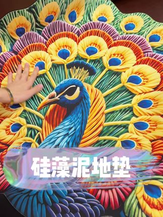 硅藻泥地垫 #硅藻泥软垫 #地垫 #吸水地垫 #防滑地垫