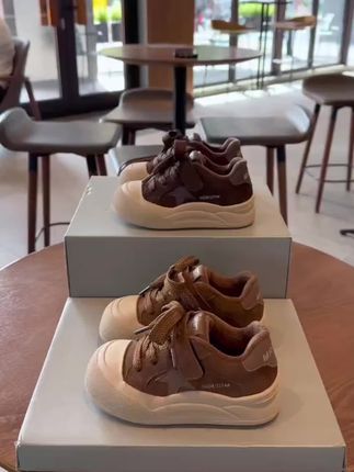 【儿童二棉勃肯鞋】(真皮)2025冬季新款男童板鞋女童休闲鞋