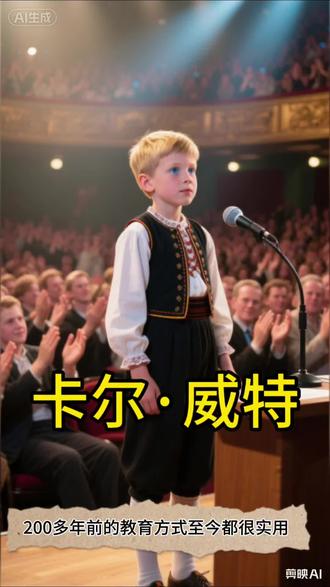 9岁考上大学,14岁获博士学位。却在出生时就被邻居们定为傻子。卡尔·威特的传奇人生#知识科普 #卡尔威特 #教育方式