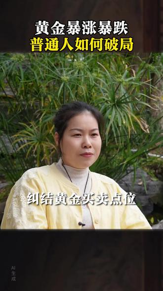 黄金暴涨暴跌,普通人如何破局 #国际金价#国际形势#黄金暴涨