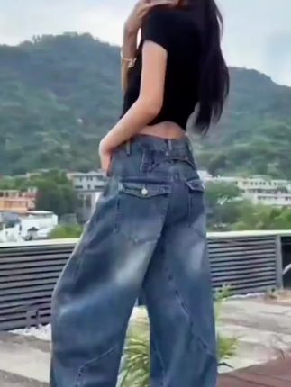 #韩版女装 #超百搭牛仔裤 #超显瘦牛仔裤 #气质休闲穿搭