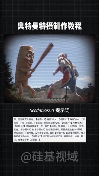 猫咪大战奥特曼!seedance 2.0教学 【提示词模板】在上海郊区工业园内,图1身高58m,图2身高50m,图1和图2都是日本特摄剧拍摄风格,图1用格斗术对图2进行连续拳击,并一脚把图2踢翻,图2艰难起身,图1和图2进行激烈搏斗,周围房屋散发浓浓黑烟,全程充满打斗的声音,没有需要交流。最后图1起来使用爆炸,身上有红色火焰特效,图2连忙用光线技能抵挡
【制作流程】打开小云雀→点击【沉浸式短片Seedance 2.0】→自行上传参考图→输入指令→等待生成
#奥特曼 #小云雀AI#小云雀seedance#小云雀爆款马上成片#小云雀全能创作助手