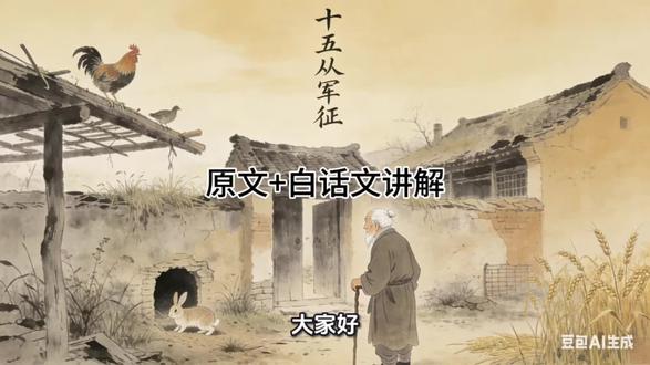 五从军征,八十始得归。
少年去,老翁回,家已无,人已非。
饭熟无人共,泪落沾衣巾。
这世间最深的孤独,莫过于归来,却无家可归。
