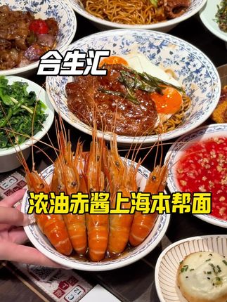 终于吃上这一口浓油赤酱了,你们知道有多少人都是专门为了这个来合生汇的吗#合生汇美食 #阿大排挡 #排骨年糕 #上海本帮味 #阿大排挡黑金店