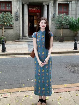 好美的新中式旗袍.#优雅气质 #国风新时尚