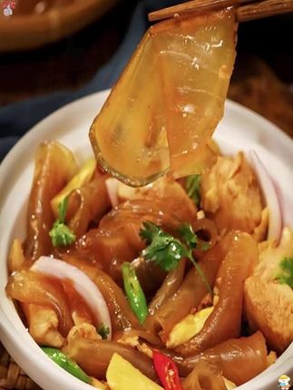 铁棍山药粉皮 炖肉炒菜凉拌菜 #凉皮 #好物分享#好物推荐
