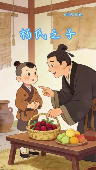小学语文五年级下册课文21杨氏之子 #世说新语