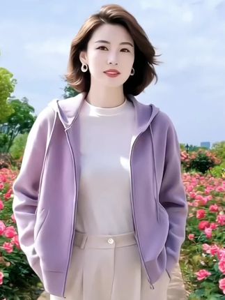 #洋气减龄 #外套 #休闲连帽外套 #外套女 #时尚减龄穿搭