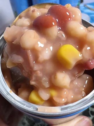 #无蔗糖玉米杂粮粥 碳水低至4.1克,零脂肪,没有白砂糖,就连代糖也没有,特别的软烂,家里的老人都爱喝