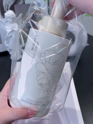 敏感肌专属 兰可欣山茶花洁面慕斯 清洁控油#清洁有力