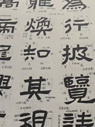 张迁碑秘籍字帖#隶书
