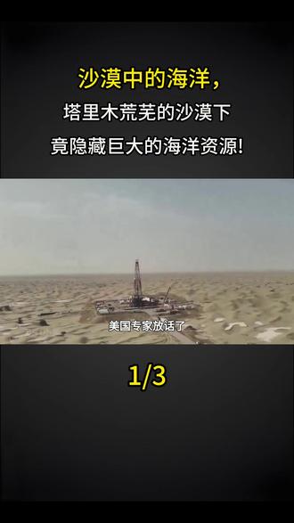 沙漠中的海洋,塔里木荒芜的沙漠下竟隐藏巨大的海洋资源! #科普 #涨知识