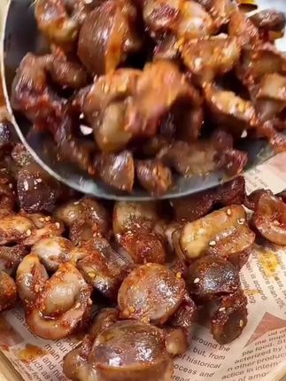 #好物推荐 【谈古哇专属】麻辣鸡胗干 #鸡胗 #麻辣鸡胗 #鸡胗干