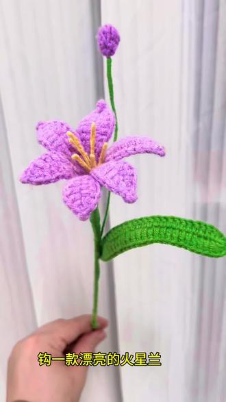 一款好看的火星兰教程来咯!#手工 #钩织