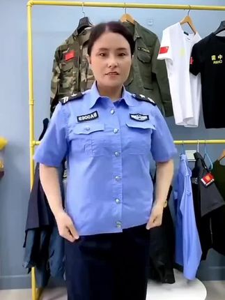 夏季保安服2011新式保安衬衫灰色保安短袖长袖蓝色保安衬衣工作服#工作服#保安服#面料柔软舒适 #结实耐用 #执勤服