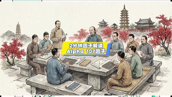 2分钟因子解读:Alpha 107因子
