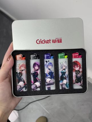 草蜢磨砂白新款 #草蜢打火机 #二次元