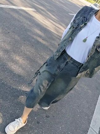 #夏天穿搭 #牛仔裤 #破洞牛仔裤 #穿搭分享 #牛仔裤穿搭 @DOU+上热门