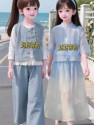 #生女儿就要这样穿 #高品质童装 #女童套装 #女童穿搭 #潮童穿搭