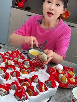 【700克10枚】宝元金松精选大号裸咸鸭蛋沙心流油现蒸现