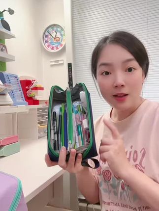我真的是头一次见到这么耐脏的笔袋,不仅能擦干净,还是大开口设计,找笔拿笔更方便#开学必备 #学习用品 #文具安利 #笔袋 #大容量笔袋
