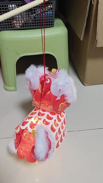 一晚上的成果#手工舞狮 #手工diy