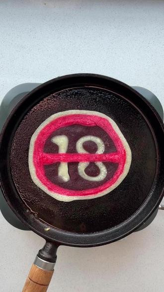 挑战100天画100个卡通煎饼,打卡第四十五天! #手工diy #美食教程 #美食分享 #煎饼 #简笔画