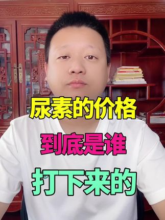 尿素了的价格到底是谁打下来的