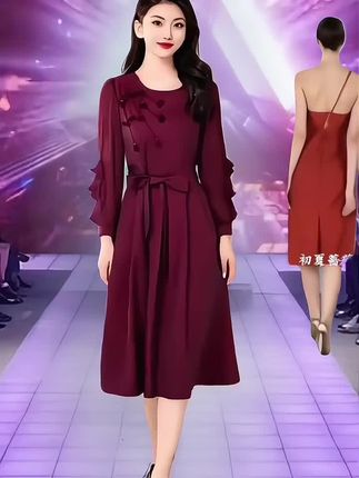 喜婆婆婚宴连衣裙2025新款夏秋高端结婚妈妈礼服今年流行爆款裙子 #喜婆婆喜妈妈婚宴装 #婚宴礼服 #高端大气 #晚宴礼服 #高级感穿搭