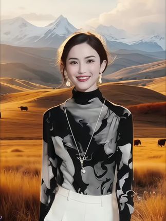 时尚百搭宽松版型网纱长袖衬衫,谁穿谁好看!#穿出自己的风格 #早秋不费力显贵穿搭 #2025年秋季都流行穿什么 #生活服务热点中心 #随机穿搭挑战