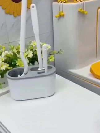 创意免打孔马桶刷套装360无死角日式S型T型清洁刷卫生间墙壁挂式#马桶刷#卫生间好物#浴室好物#生活好帮手#好东西一起分享